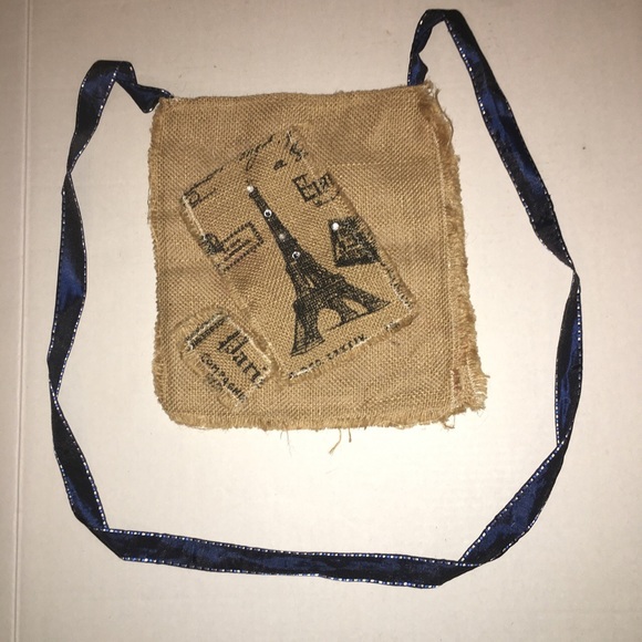 unknown Handbags - Handmade Eiffel Tower Crossbody Purse Handbag